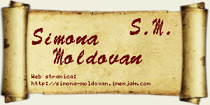 Simona Moldovan vizit kartica